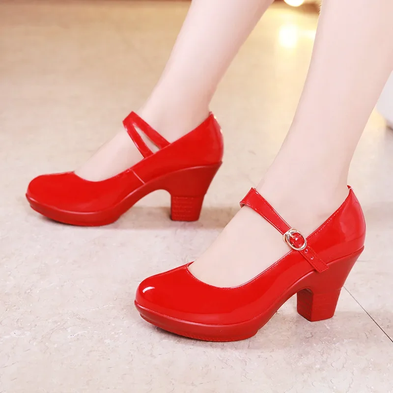 Building Blocks - Small Size 32-43 Medium Block Heel