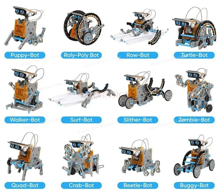 12-in-1 Solar Robot STEM Build - Stem Solar Robot Kit For Kids review and price